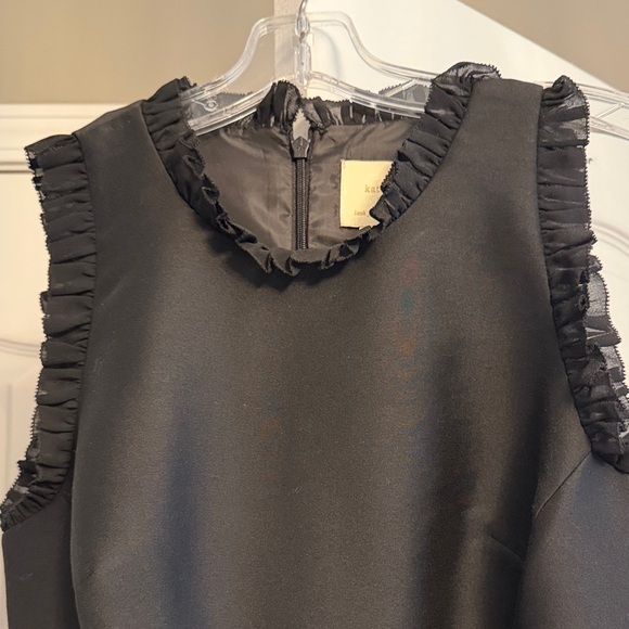 Kate Spade Elegant Black Sleeveless Dress with Velvet Accents brand new size 0 - Picture 5 of 6